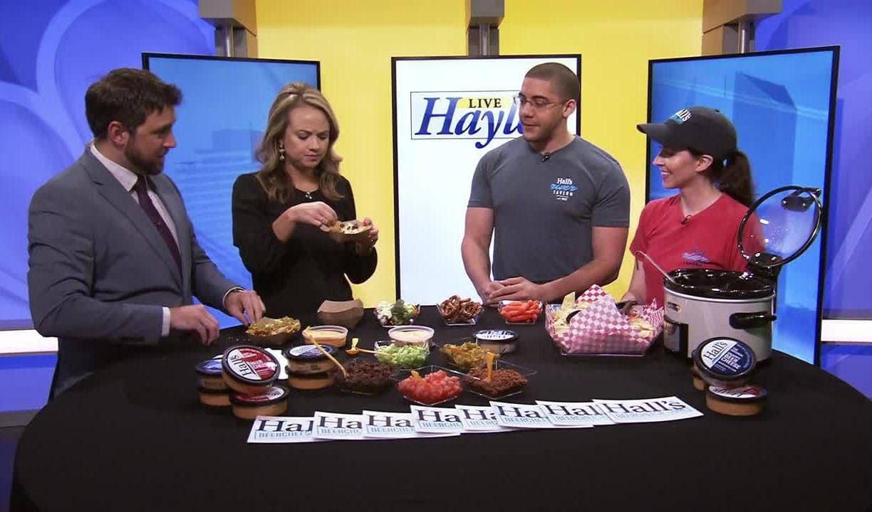 Hall's Beer Cheese Nachos featured on Lex18